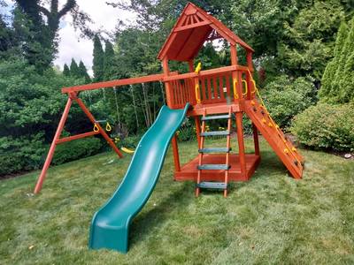 woodplay wooden playsets new jersey installations